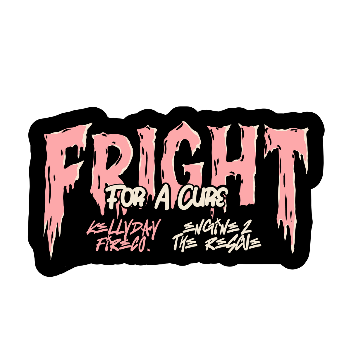 Fright for a cure sticker pack