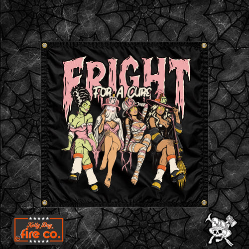 Fright for a cure 4x4 flag.
