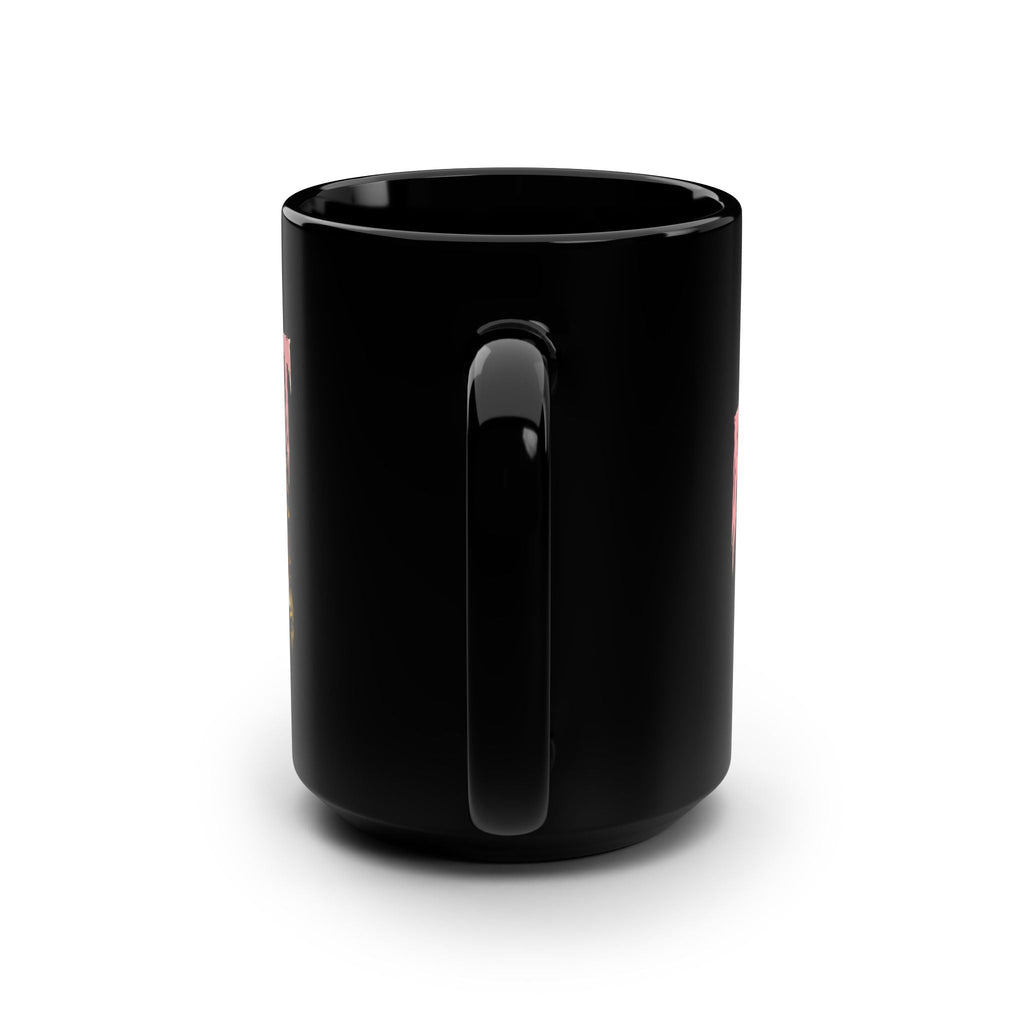 Fright for a cure! Black Mug, 15oz